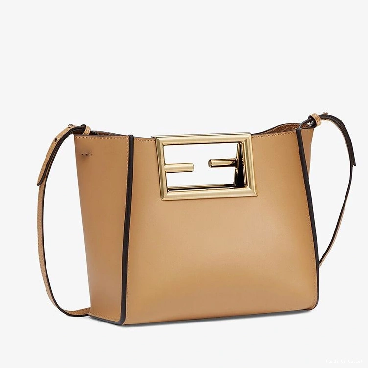 Affordable HOT In Apricot Small Way Calf Bag Leather Fendi 0718